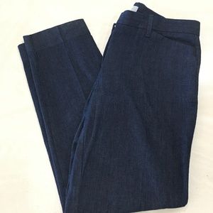 Gap Slim Cropped Chambray Trousers